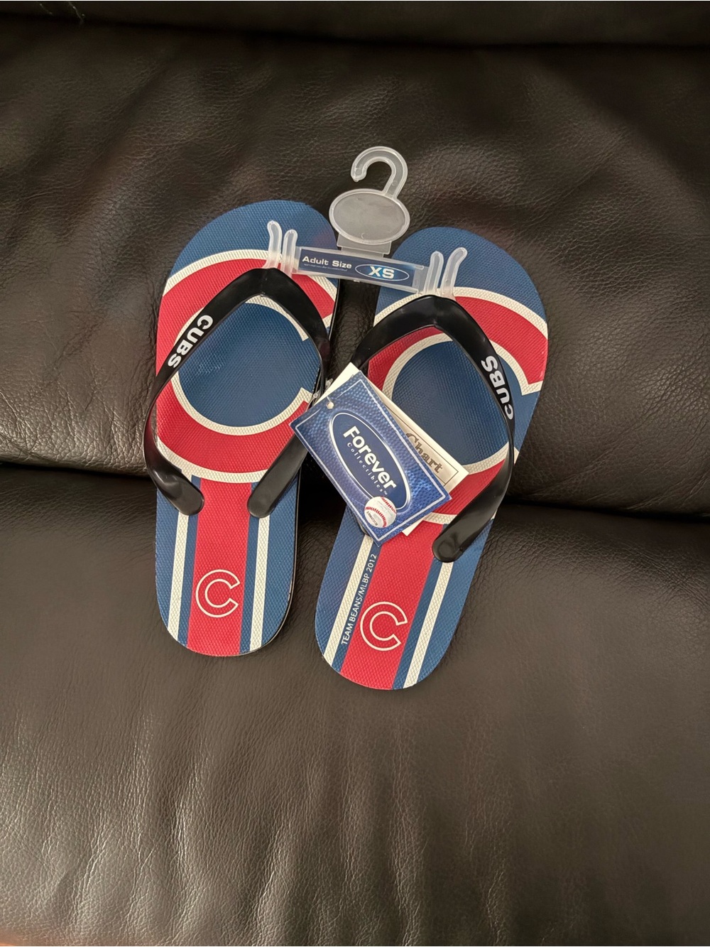 Cubs Kids Flip Flops - Blue & Red